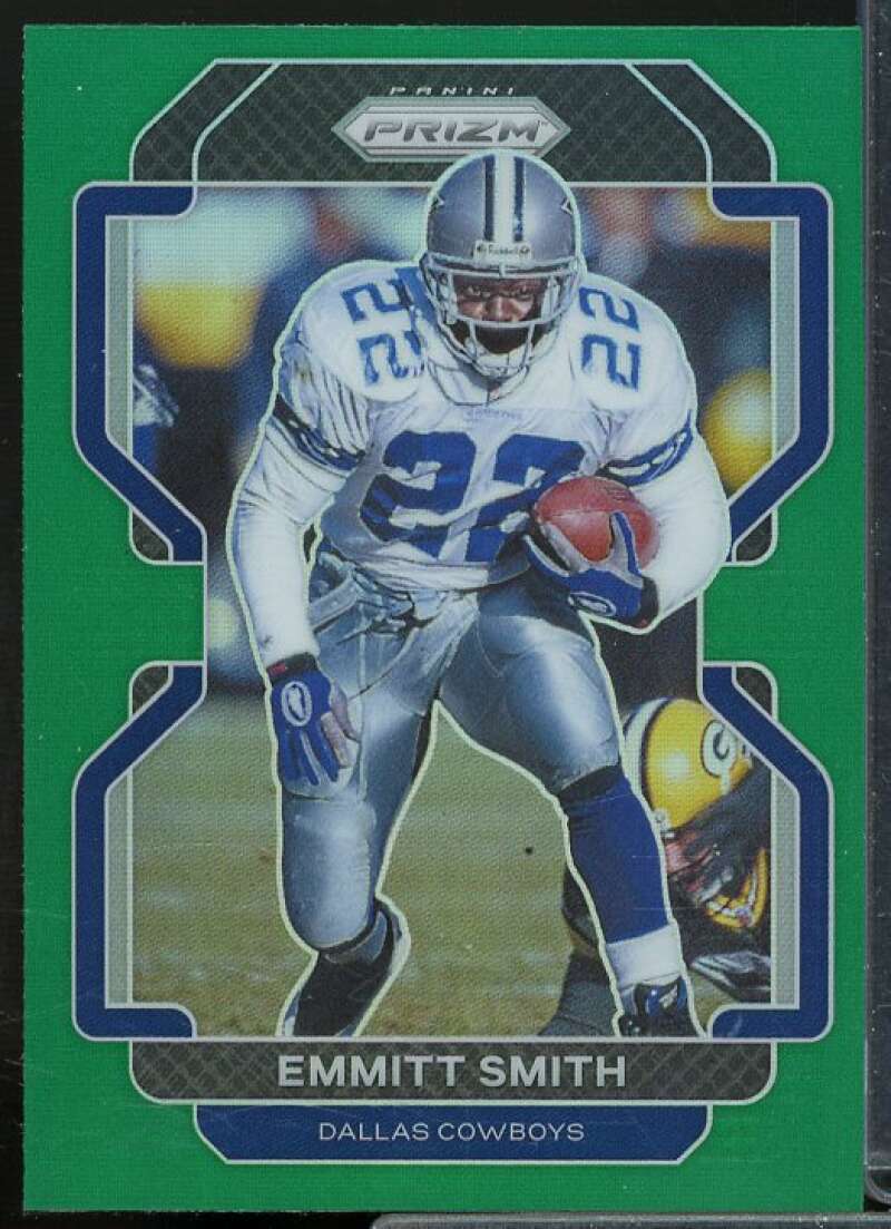 Emmitt Smith Card 2021 Panini Prizm Prizms Green #248  Image 1