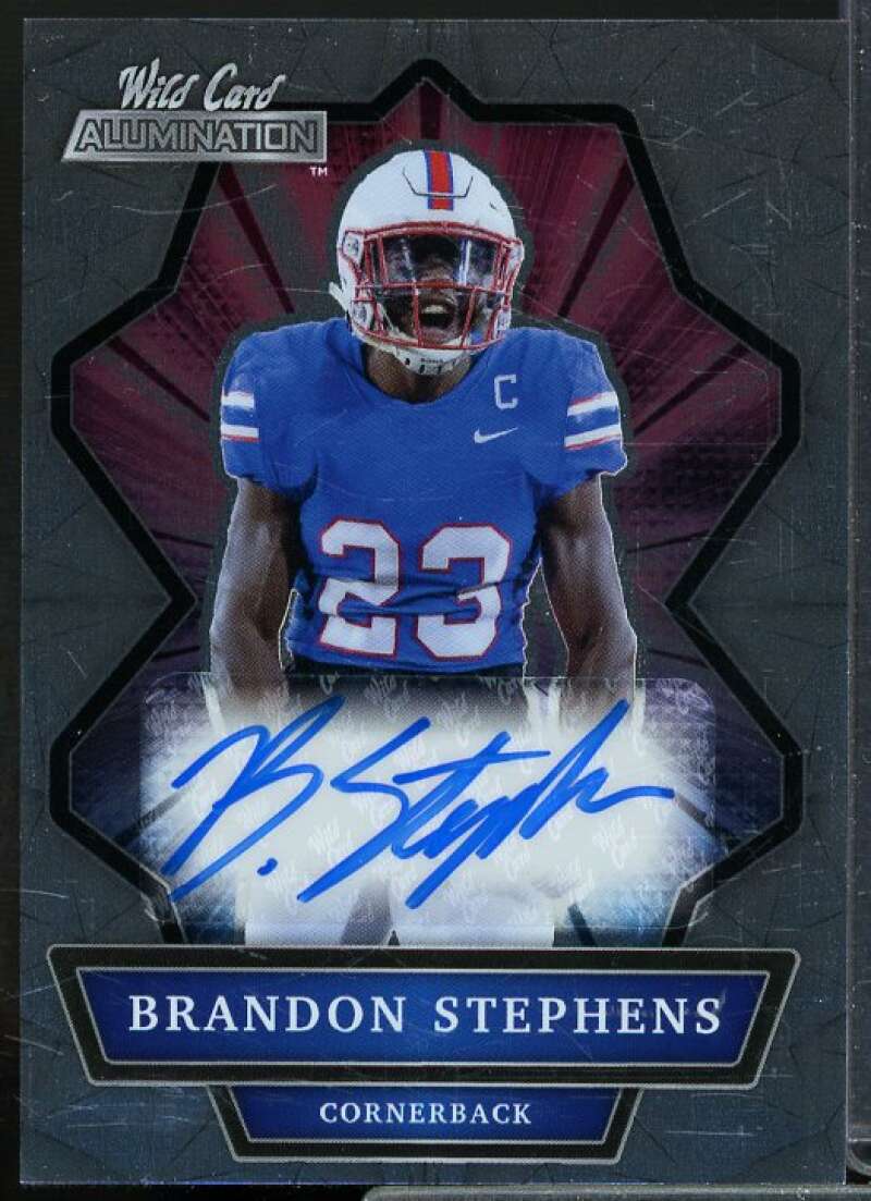 Brandon Stephens AU Rookie Card 2021 Panini Contenders Wild Card #197  Image 1