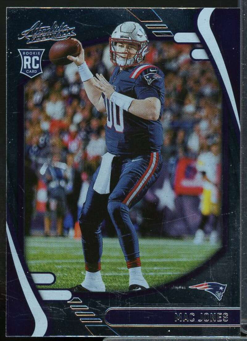 Mac Jones Rookie Card 2021 Absolute #109  Image 1