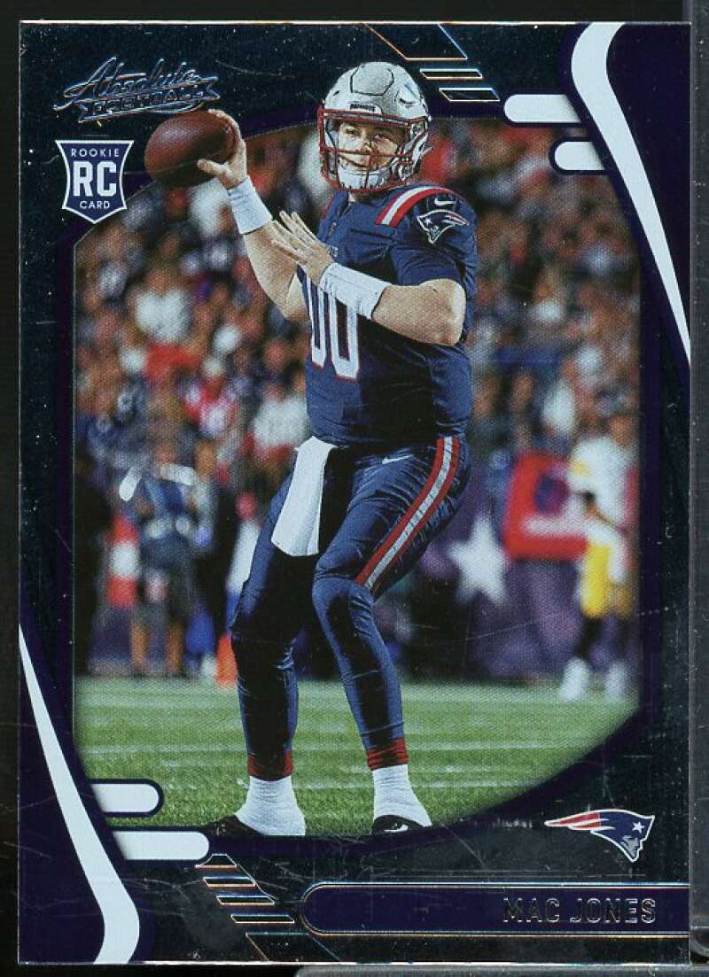 Mac Jones Rookie Card 2021 Absolute #109  Image 1