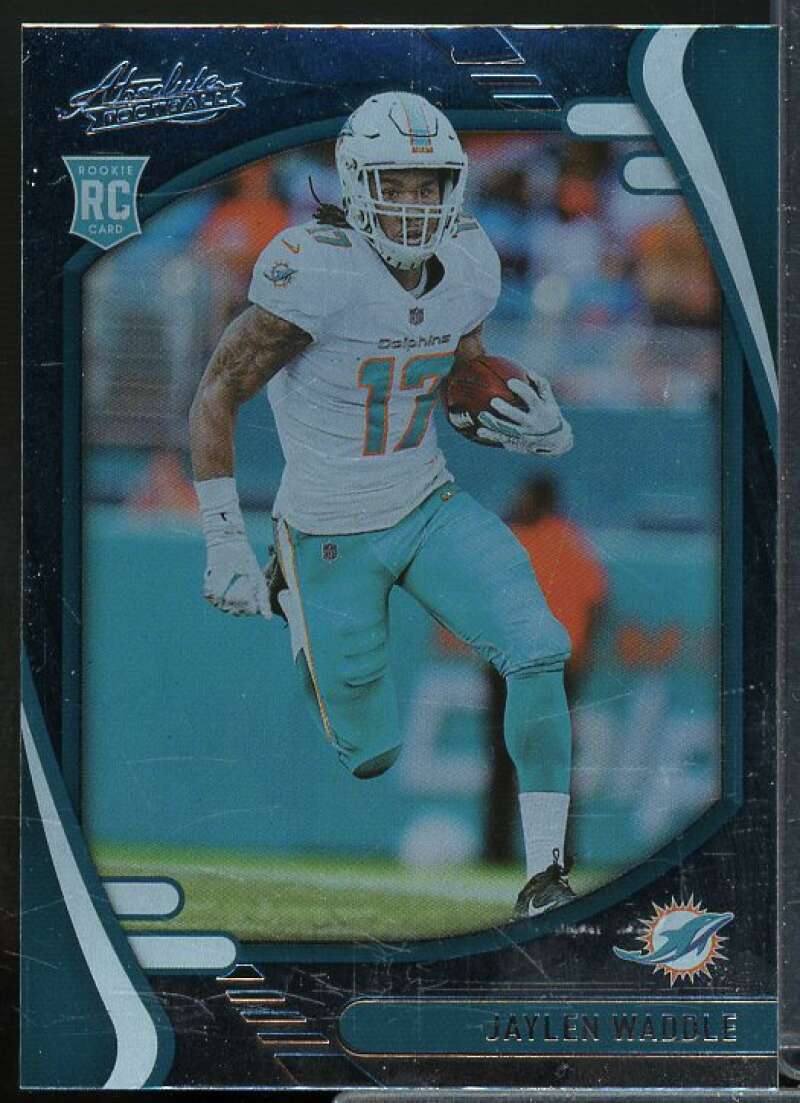 Jaylen Waddle Rookie Card 2021 Absolute #106  Image 1