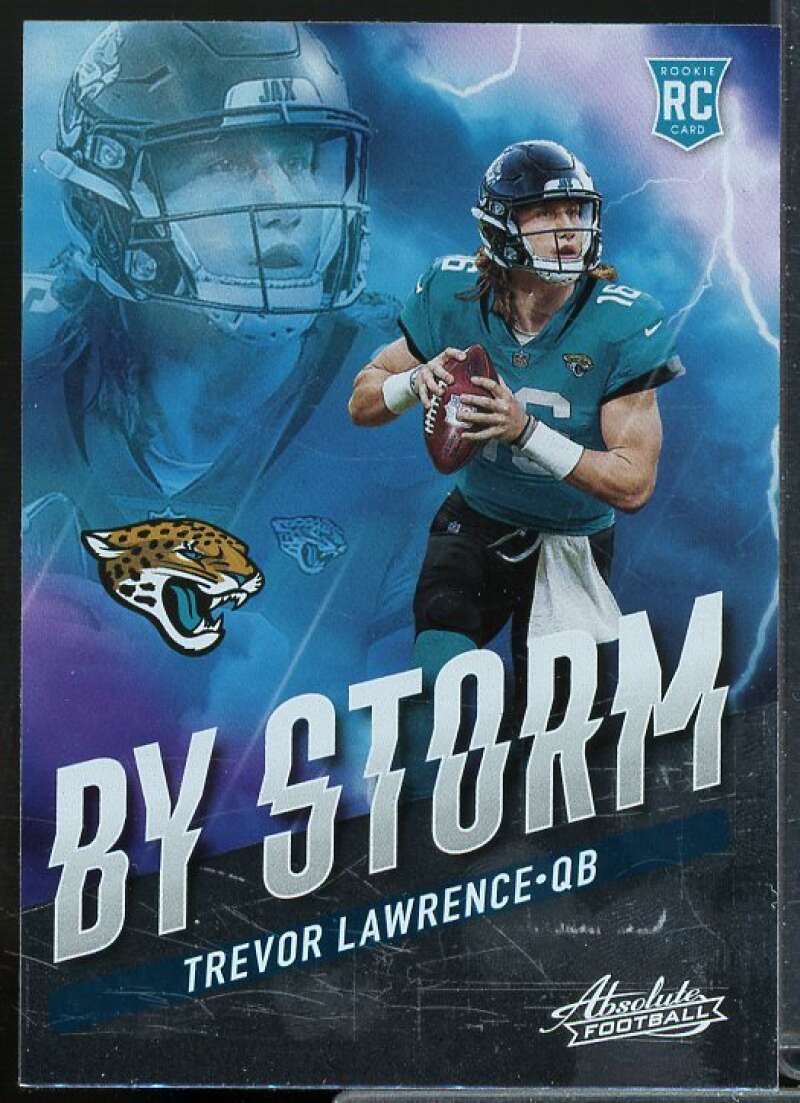 Trevor Lawrence Rookie Card 2021 Absolute By Storm #1  Image 1