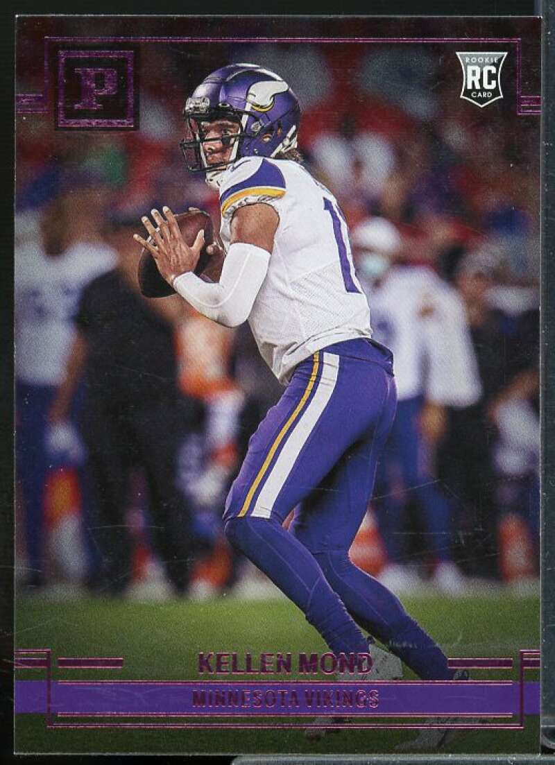 Kellen Mond Rookie Card 2021 Panini Chronicles Panini Pink #6  Image 1