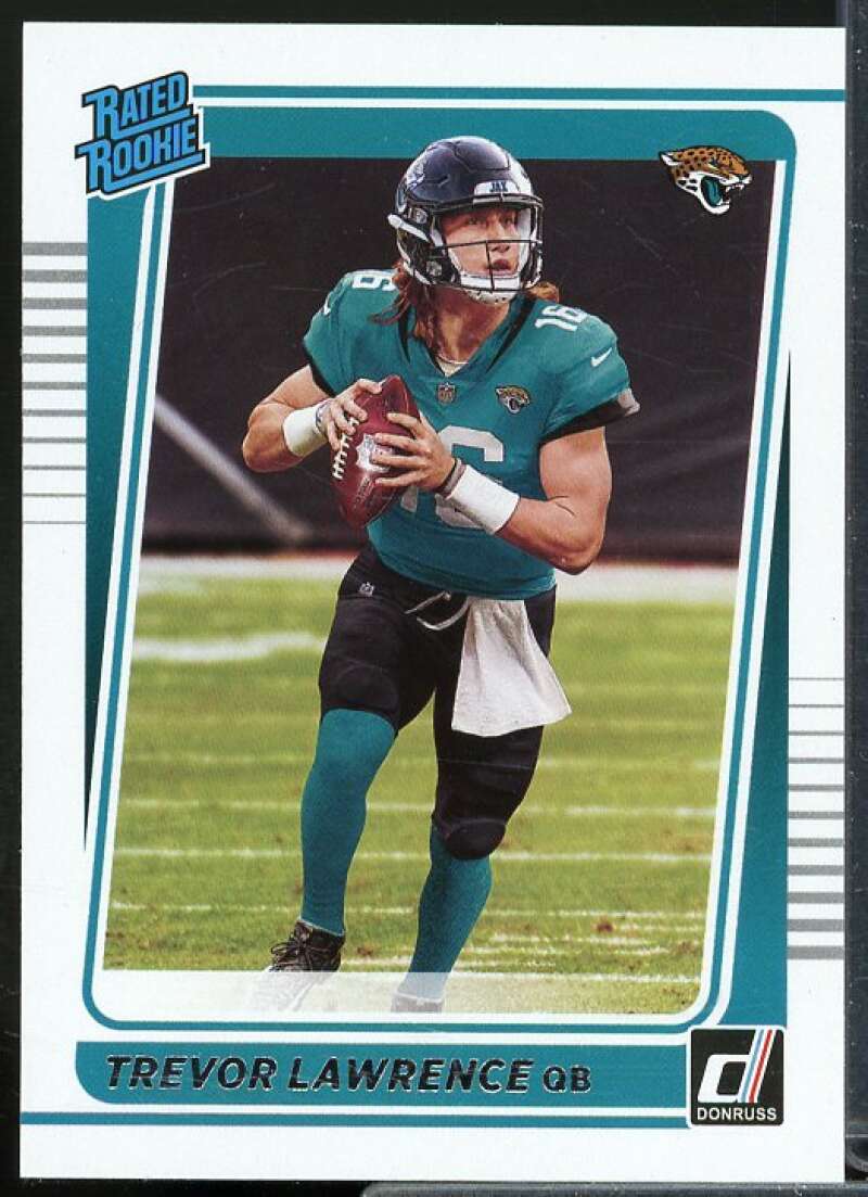 Trevor Lawrence RR Rookie Card 2021 Donruss #251  Image 1