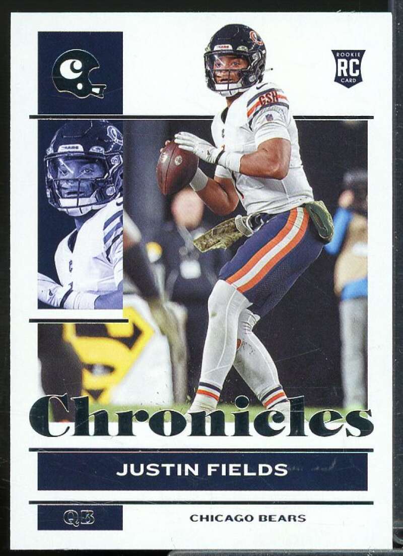 Justin Fields Rookie Card 2021 Panini Chronicles #19  Image 1