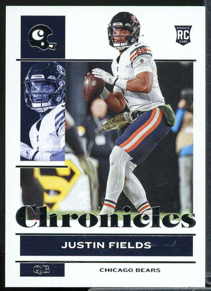 Justin Fields Rookie Card 2021 Panini Chronicles #19  Image 1