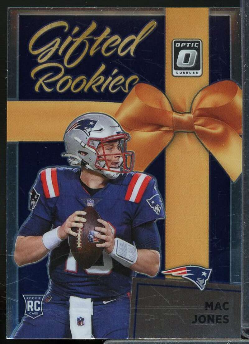 Mac Jones Rookie Card 2021 Donruss Optic Gifted Rookies #6  Image 1