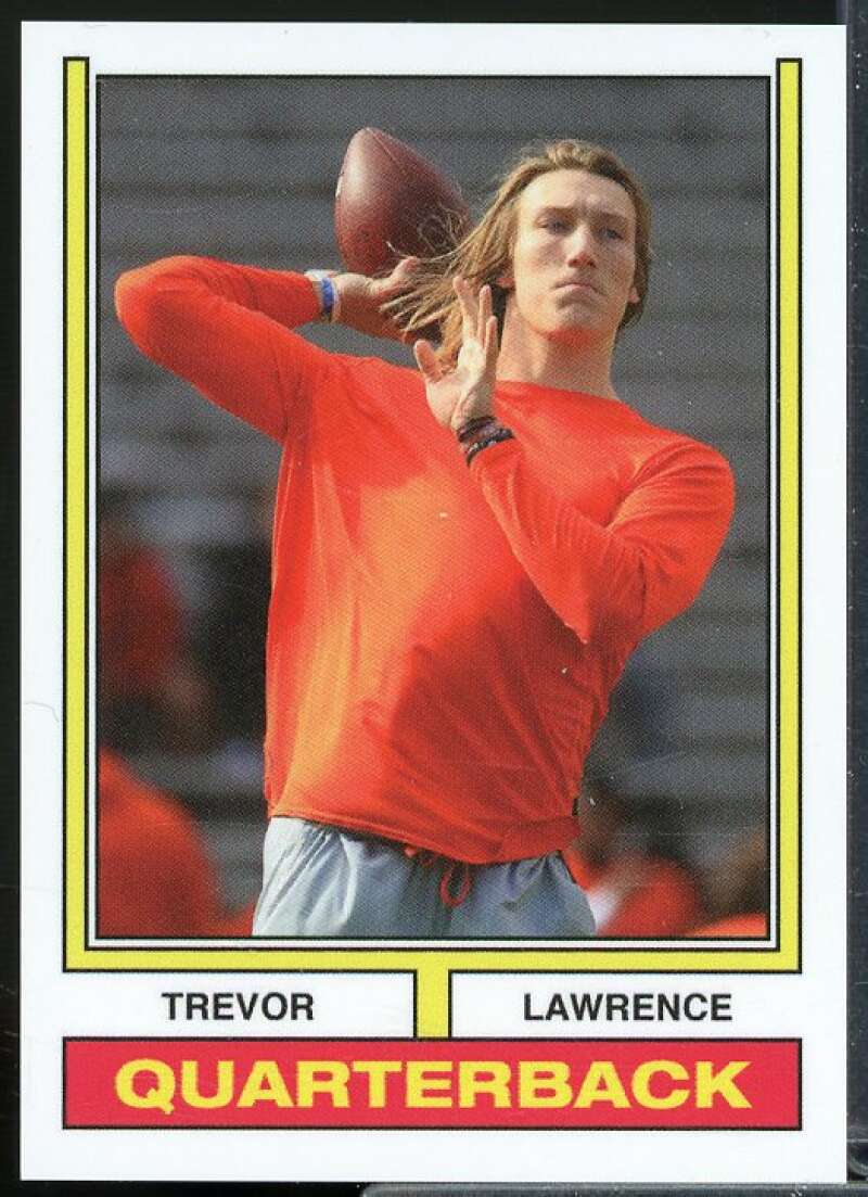 Trevor Lawrence/1974 Topps Football Rookie 2021 Topps X Trevor Lawrence #15  Image 1