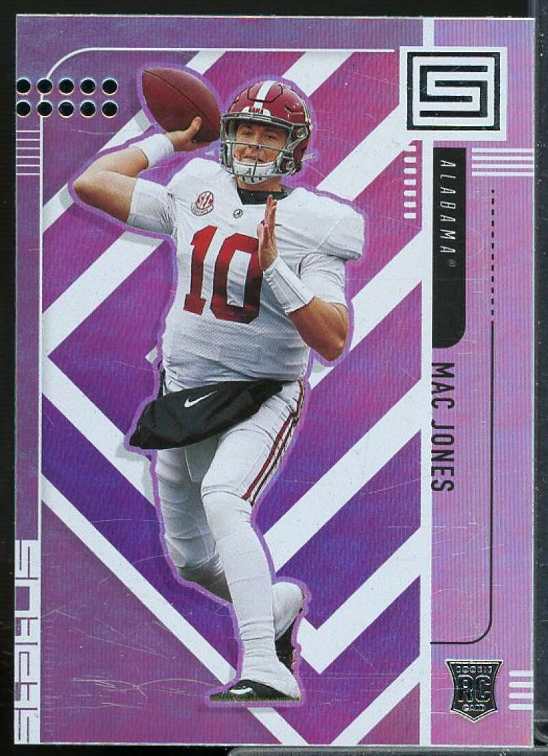 Mac Jones Rookie Card 2021 Panini Chronicles Draft Picks Status #166  Image 1