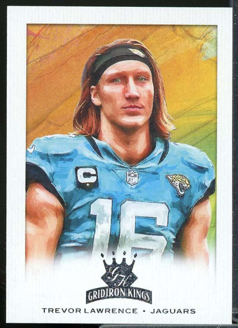 Trevor Lawrence Rookie Card 2021 Donruss Rookie Gridiron Kings #1  Image 1
