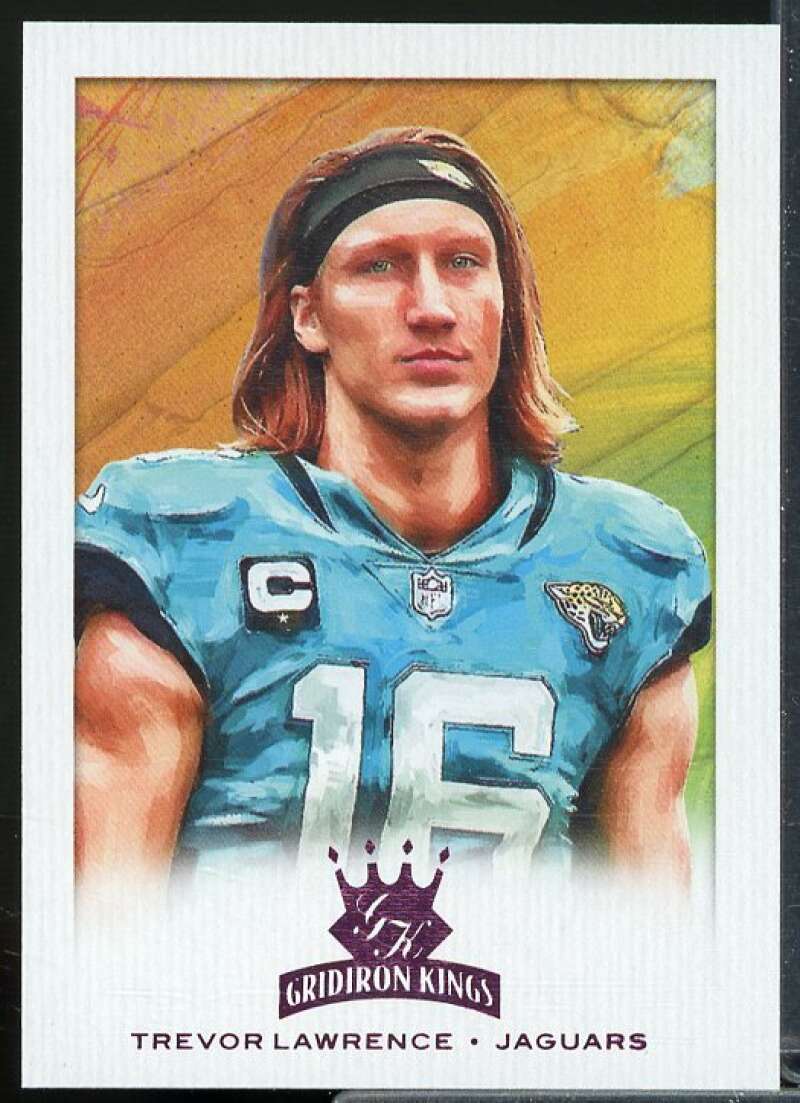 Trevor Lawrence Rookie Card 2021 Donruss Rookie Gridiron Kings #1  Image 1