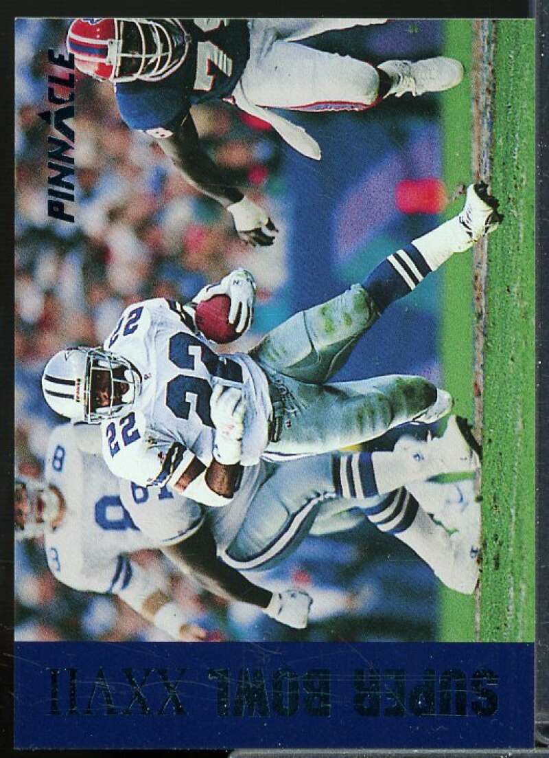 Emmitt Smith Card 1993 Pinnacle Super Bowl XXVII #3  Image 1