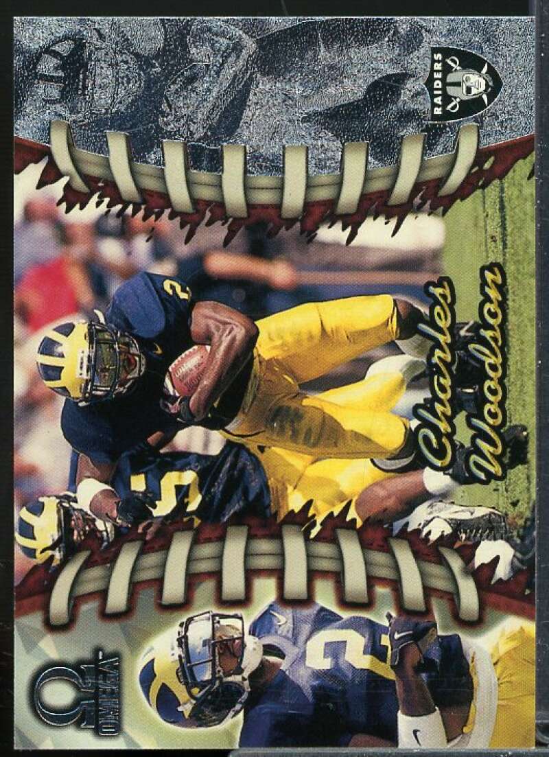 Charles Woodson Rookie Card 1998 Pacific Omega #181  Image 1