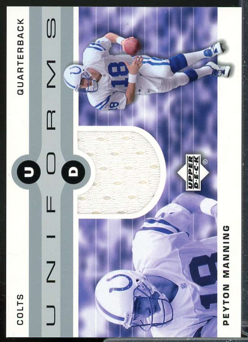 Peyton Manning Card 2002 Upper Deck Uniforms #UDUPM  Image 1