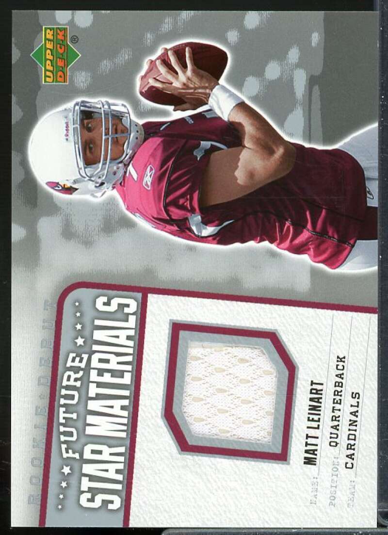 Matt Leinart 2006 Upper Deck Rookie Debut Future Star Materials Silver #FSMML  Image 1