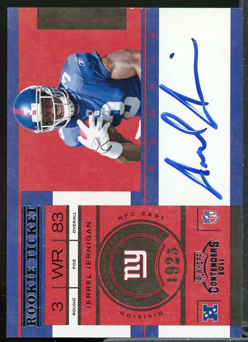 Jerrel Jernigan AU Rookie Card 2011 Playoff Contenders #235A  Image 1