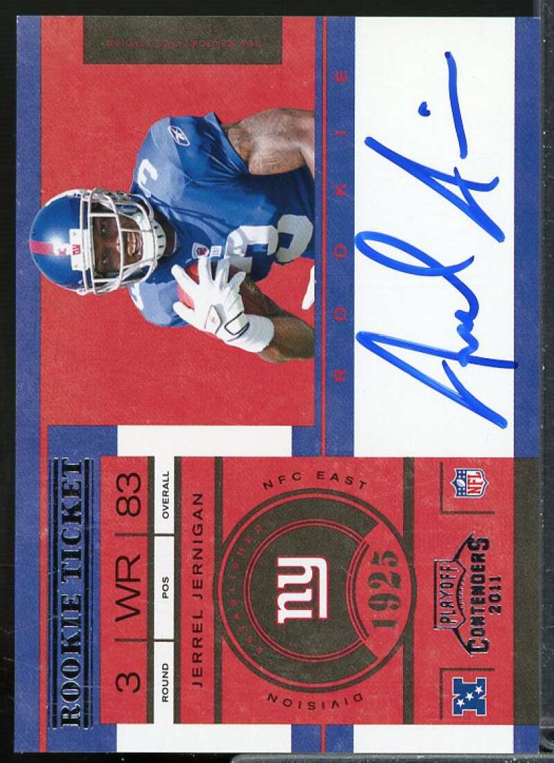 Jerrel Jernigan AU Rookie Card 2011 Playoff Contenders #235A  Image 1