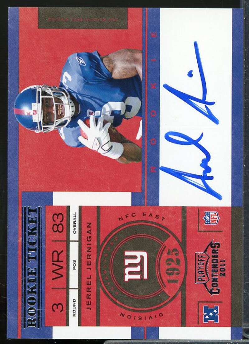 Jerrel Jernigan AU Rookie Card 2011 Playoff Contenders #235A  Image 1