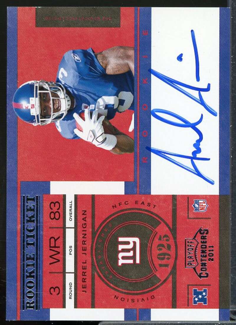 Jerrel Jernigan AU Rookie Card 2011 Playoff Contenders #235A  Image 1