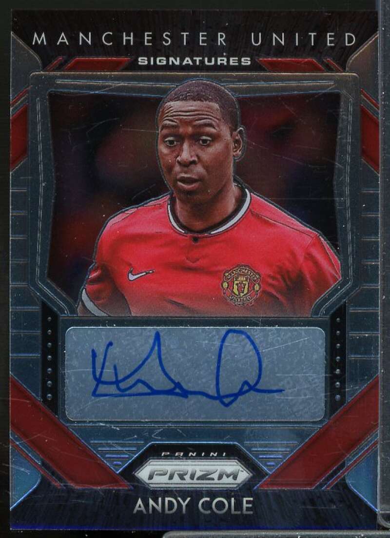 Andy Cole Card 2020-21 Panini Prizm English Premier League Signatures #23  Image 1