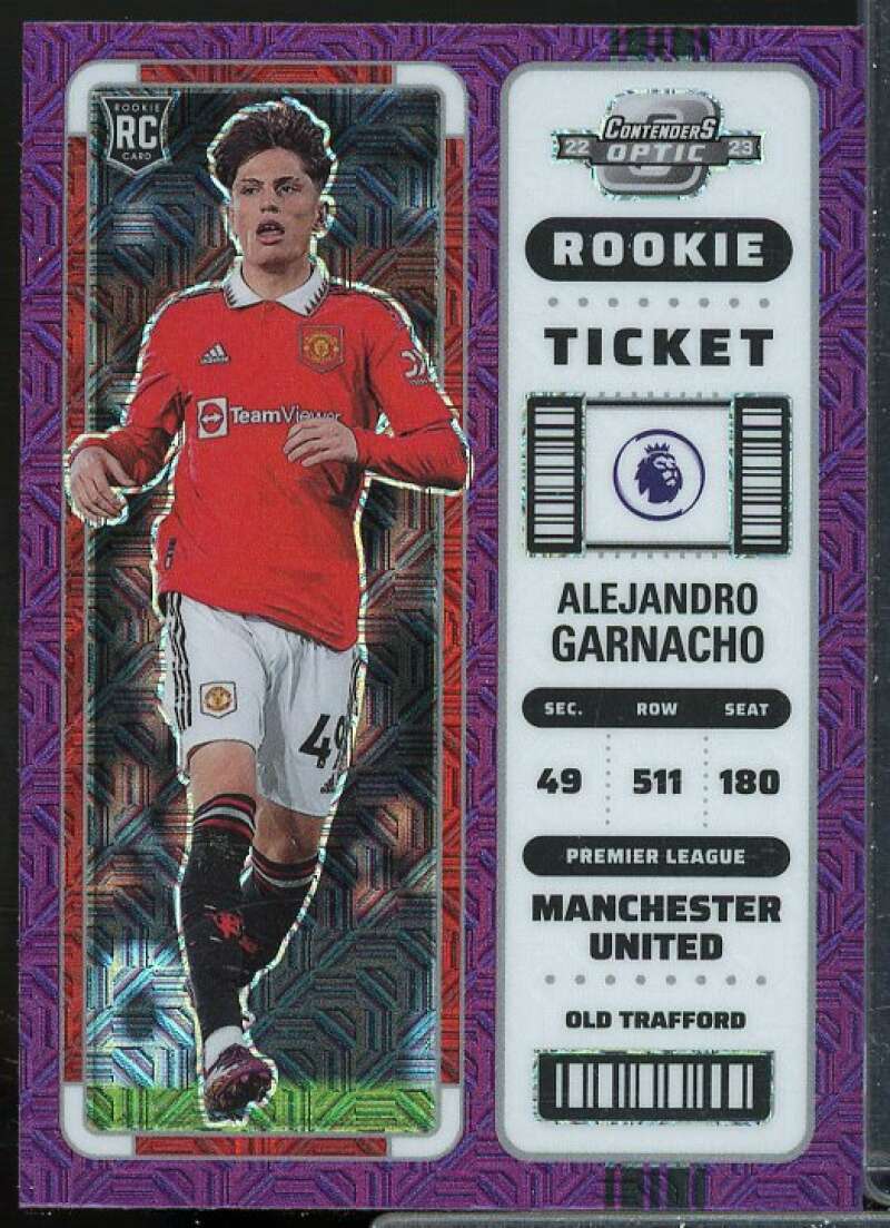 Alejandro Garnacho 2022 Contenders Optic English Premier League Red Mojo #299  Image 1