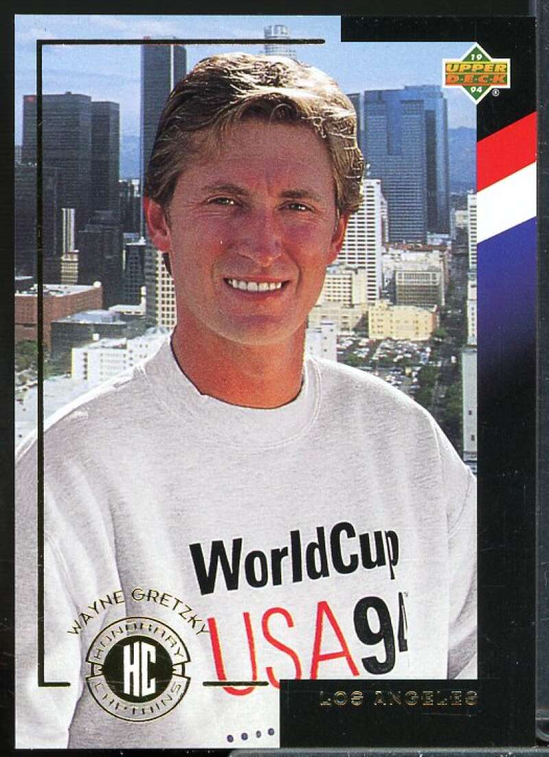 Gretzky Card 1994 UD World Cup Contenders English/Spanish Honorary Captains #C8  Image 1