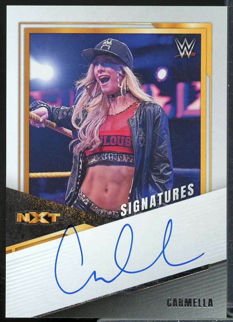 Carmella Card 2022 Panini WWE NXT Alumni Signatures #ASCML  Image 1