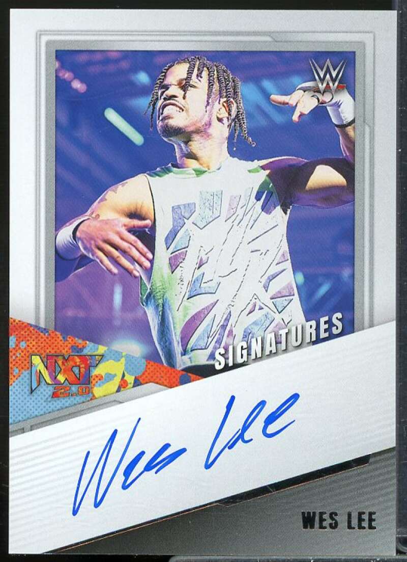 Wes Lee Card 2022 Panini WWE NXT Signatures #NSWLE  Image 1