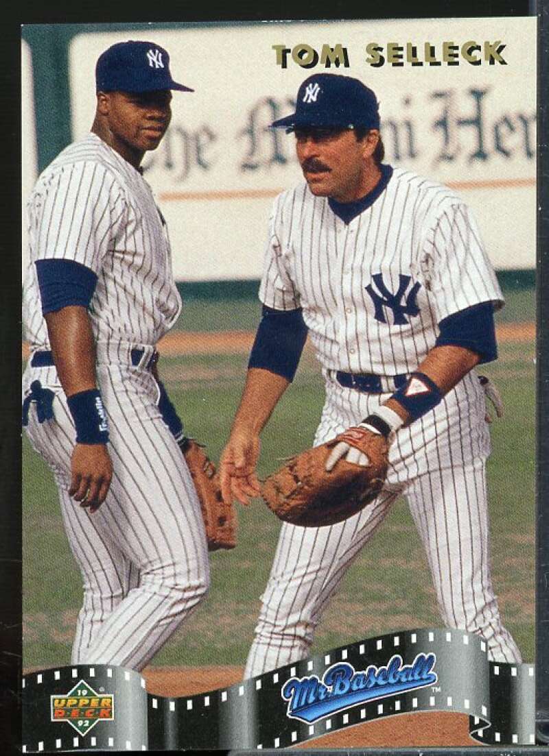 F.Thomas/T.Selleck Card 1992 Upper Deck #SP4  Image 1