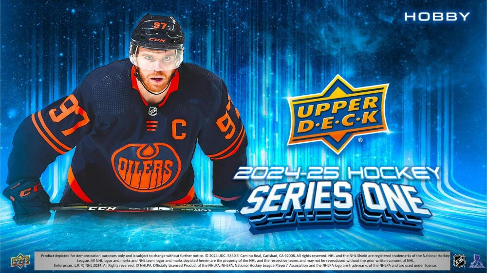 2024-25 Upper Deck Series 1 Hockey Hobby Box Image 3