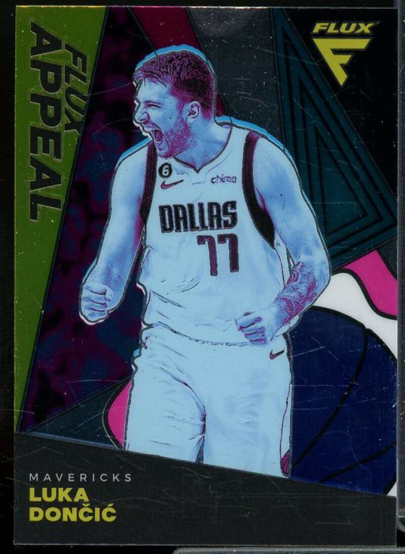 Luka Doncic Card 2022-23 Panini Flux Flux Appeal #16  Image 1