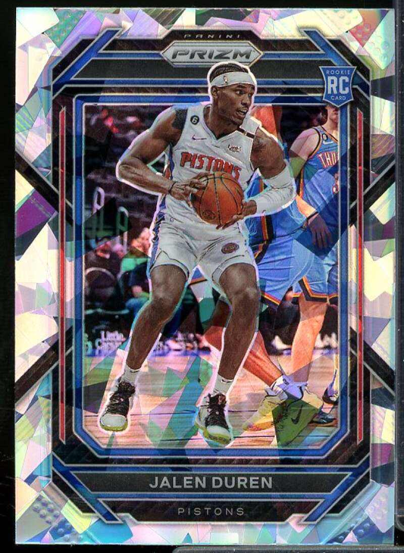 Jalen Duren Rookie Card 2022-23 Panini Prizm Prizms Ice #239  Image 1
