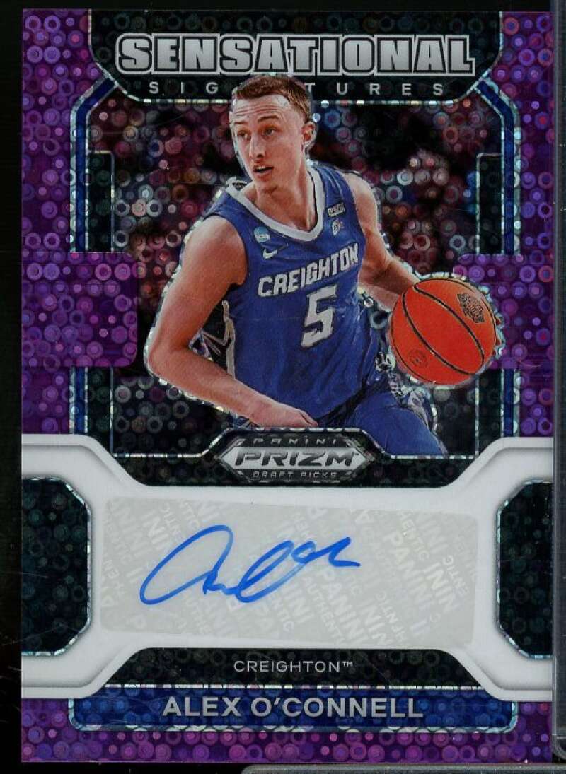O'Connell 2022 Prizm Draft Picks Sensational Signatures Prizm Purple Circles #11  Image 1