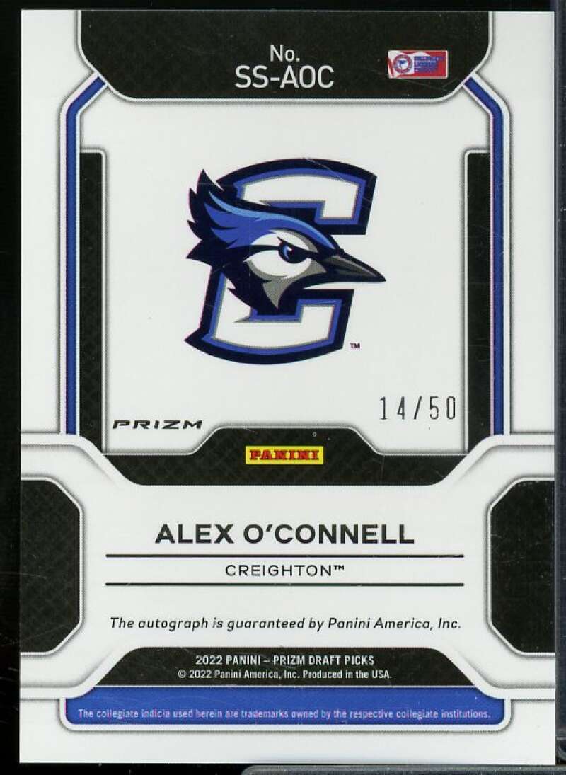 O'Connell 2022 Prizm Draft Picks Sensational Signatures Prizm Purple Circles #11  Image 2