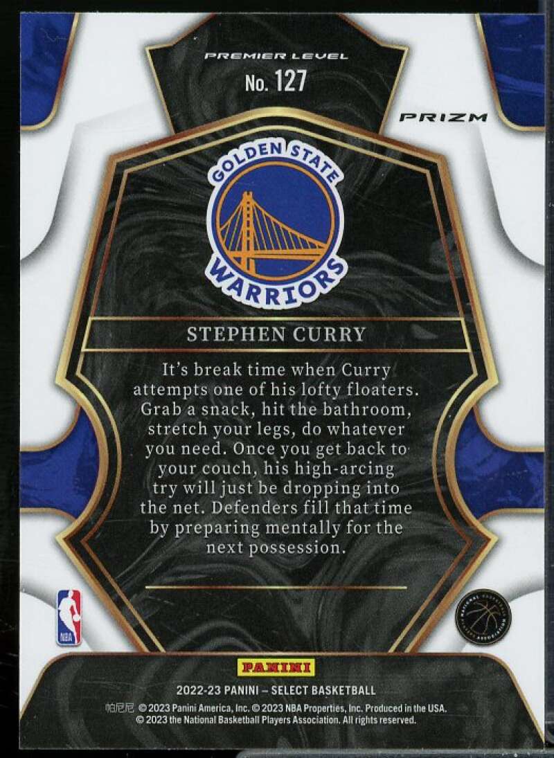 Stephen Curry Card 2022-23 Select Prizms Silver #127  Image 2
