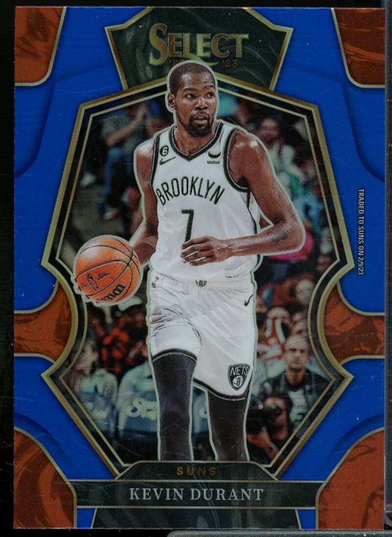 Kevin Durant Card 2022-23 Select Prizms Blue #137  Image 1