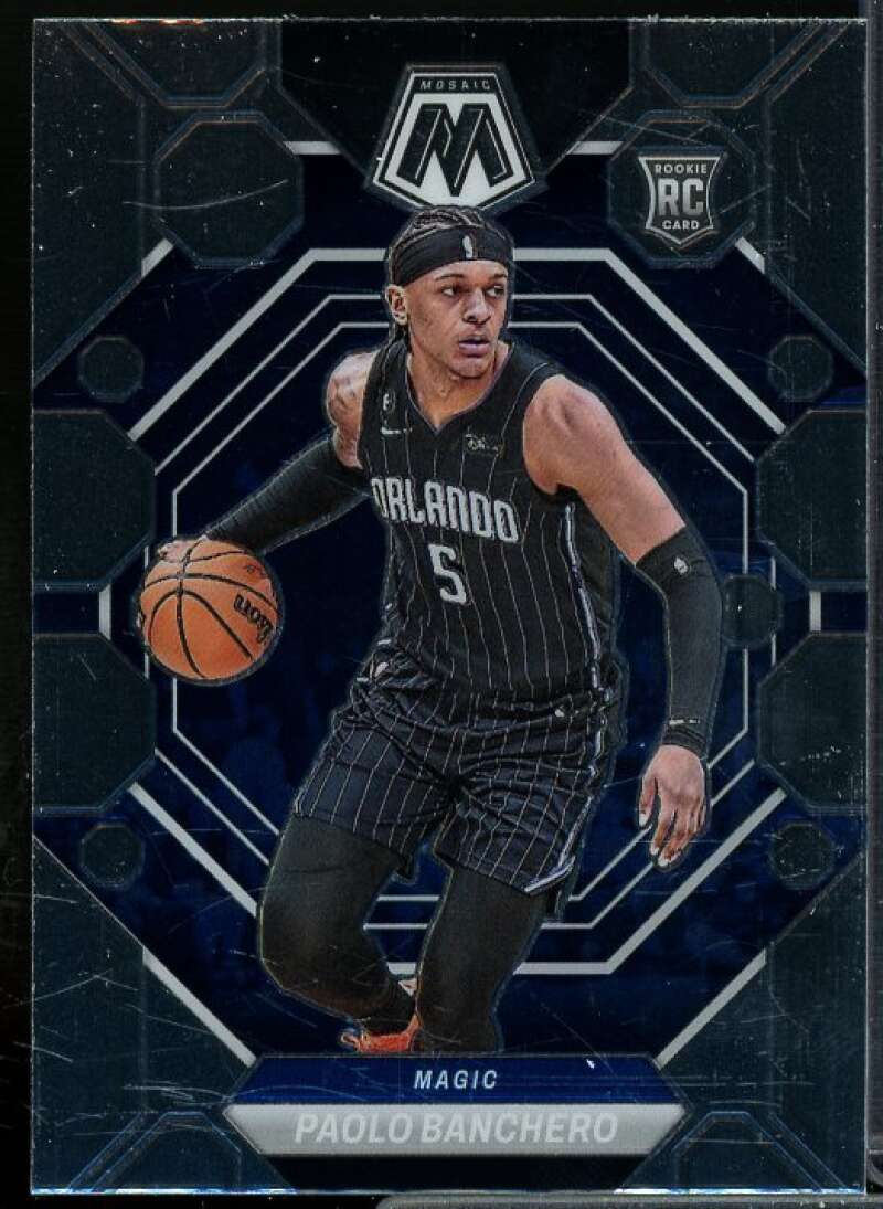 Paolo Banchero Rookie Card 2022-23 Panini Mosaic #231  Image 1