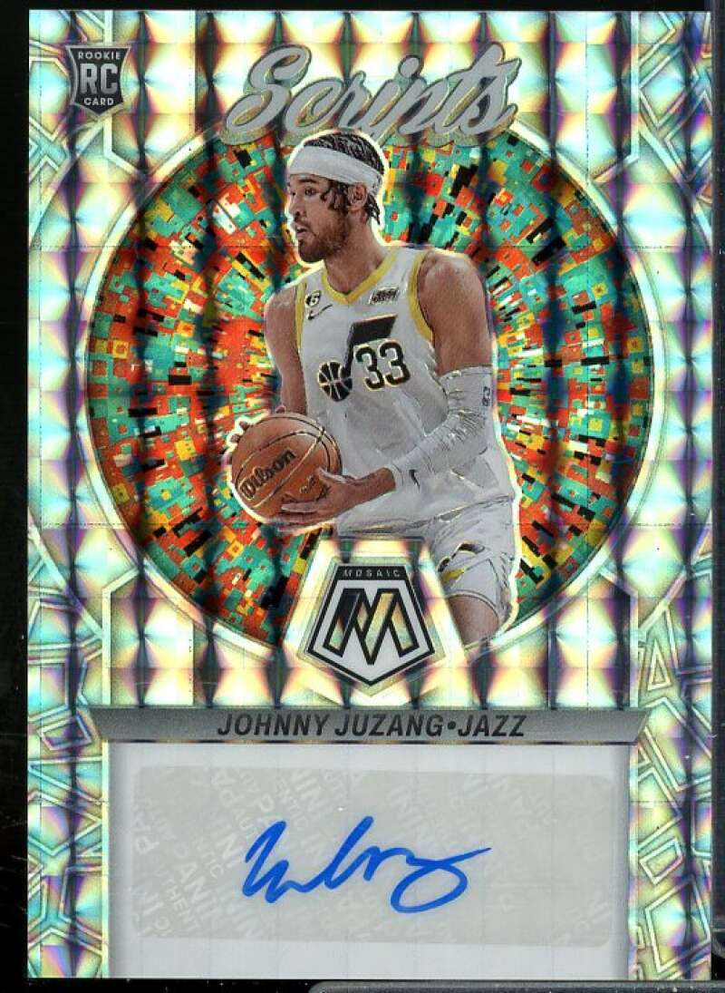 Johnny Juzang Card 2022-23 Panini Mosaic Rookie Scripts #11  Image 1