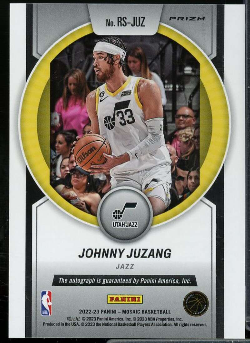 Johnny Juzang Card 2022-23 Panini Mosaic Rookie Scripts #11  Image 2