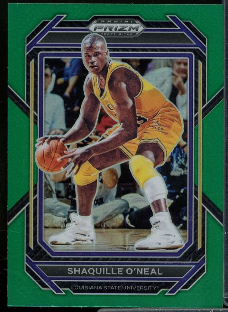 Shaquille O'Neal Card 2023-24 Panini Prizm Draft Picks Prizms Green #92  Image 1