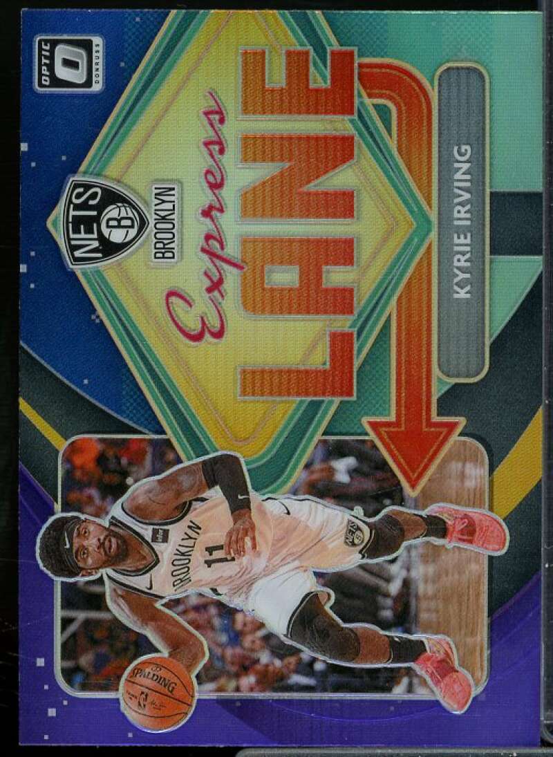 Kyrie Irving Card 2020-21 Donruss Optic Express Lane Holo #10  Image 1