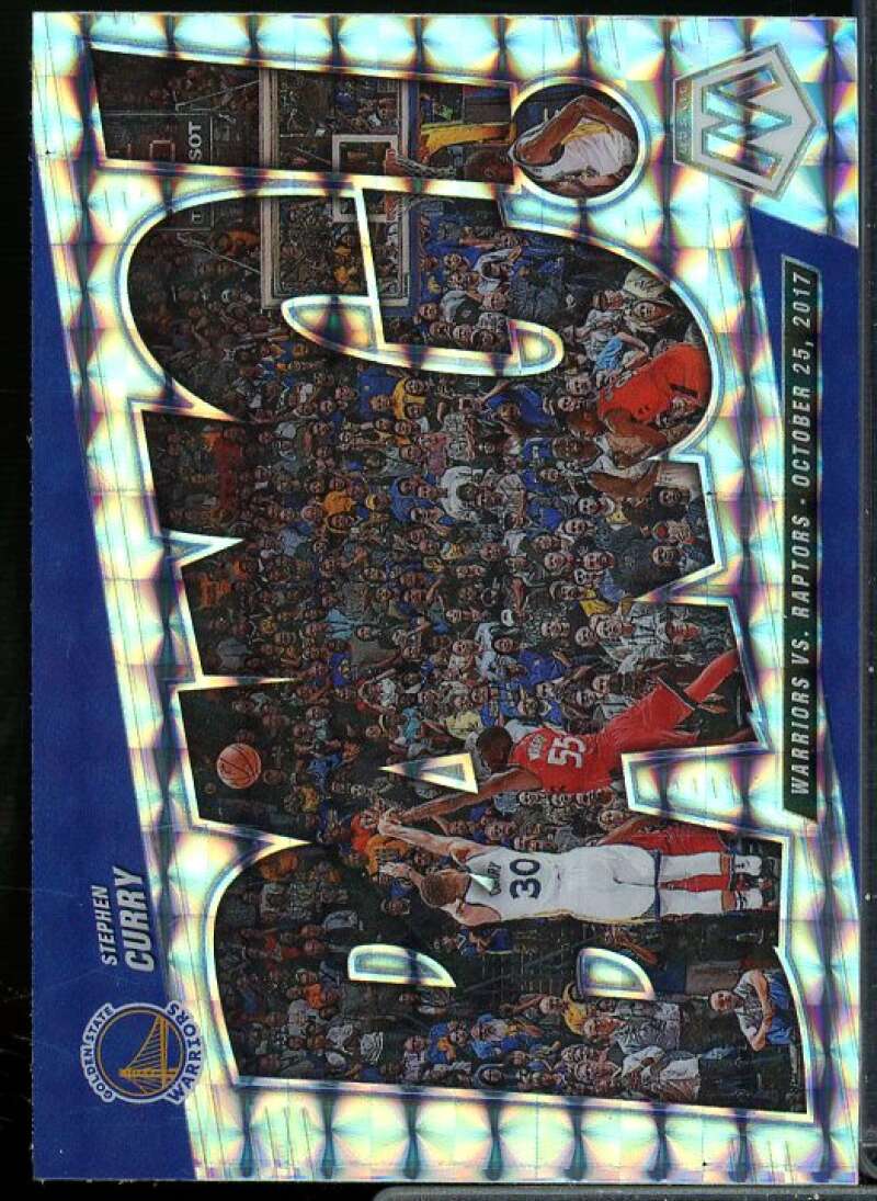 Stephen Curry Card 2021-22 Panini Mosaic Bang Mosaic #13  Image 1