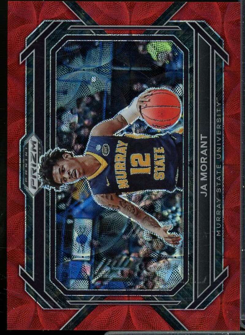 Ja Morant Card 2023-24 Panini Prizm Draft Picks Prizms Choice Red #57  Image 1