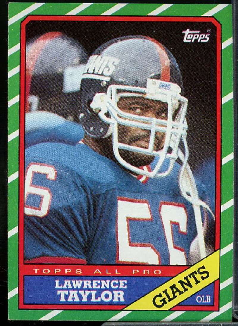 Lawrence Taylor AP Card 1986 Topps #151  Image 1