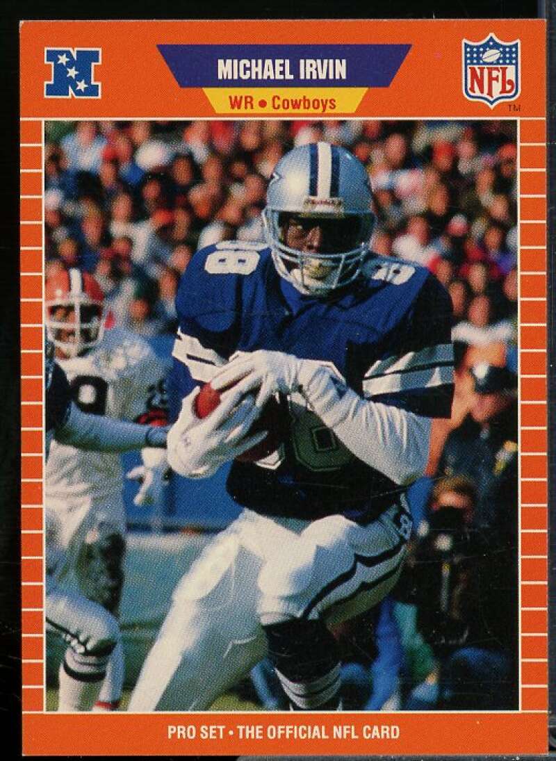 Michael Irvin Rookie Card 1989 Pro Set #89  Image 1