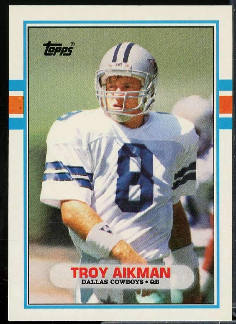 Troy Aikman Rookie Card 1989 Topps Traded #70T  Image 1
