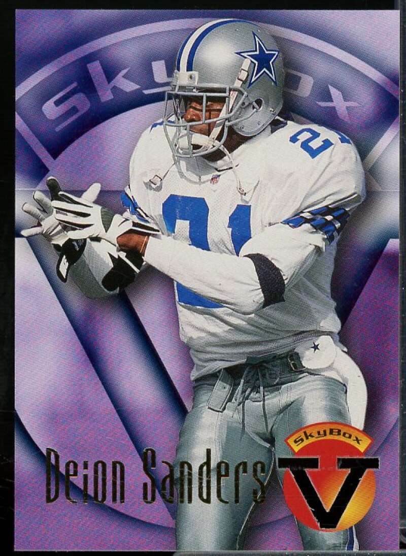 Deion Sanders Card 1996 SkyBox Premium V #8  Image 1