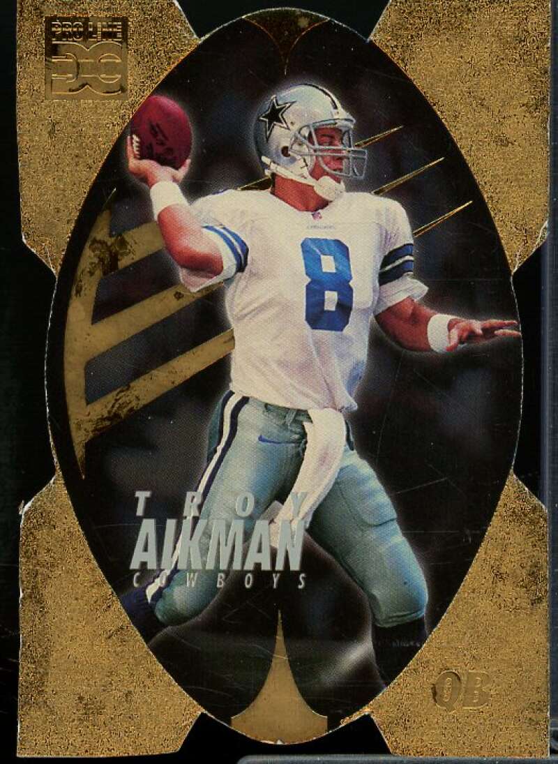 Troy Aikman Card 1998 Pro Line DC3 Gold #52  Image 1