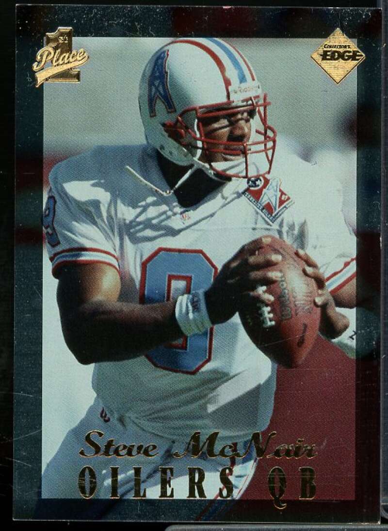 Steve McNair Card 1998 Collector's Edge First Place 50-Point Silver #148  Image 1
