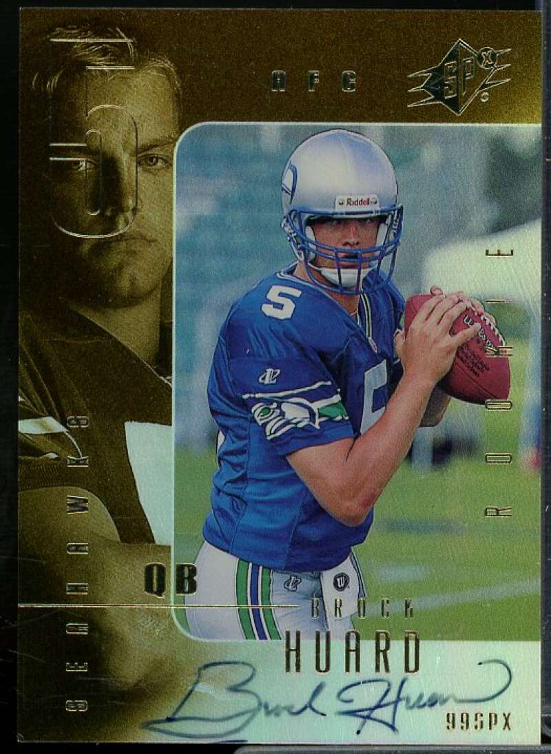 Brock Huard AU Rookie Card 1999 SPx #128  Image 1